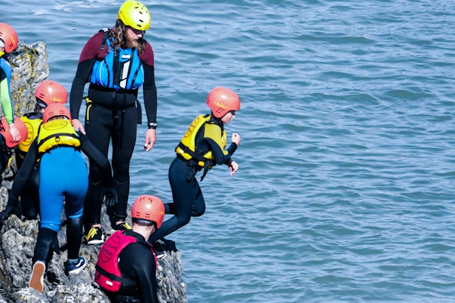 coasteering