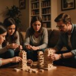 Jouer à jenga sous pression : un défi brûlant pour les amateurs de jeux