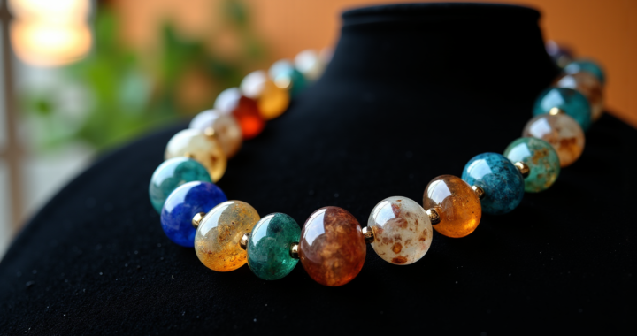 Collier de lithothérapie : l'alliance parfaite de la haute bijouterie et de la beauté minérale