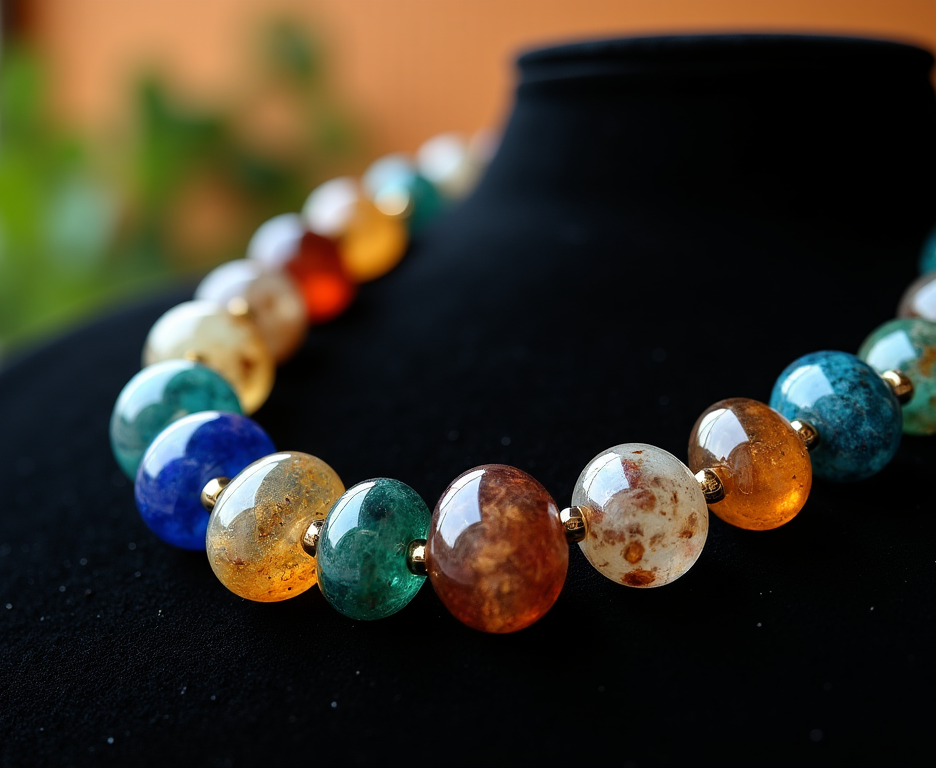 Collier de lithothérapie : l'alliance parfaite de la haute bijouterie et de la beauté minérale